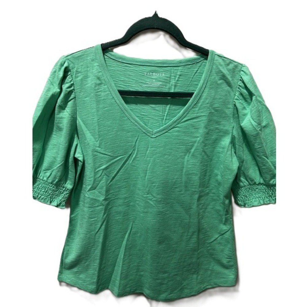 Talbots Womens Top Green, Small